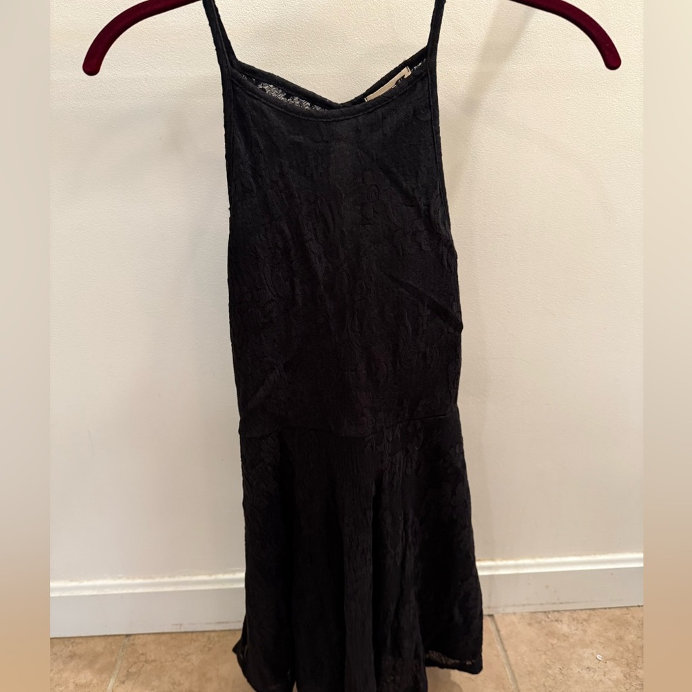 La Hearts Midnight Black Mini Dress